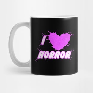 I Heart Horror Splatter pastel goth kawaii Mug